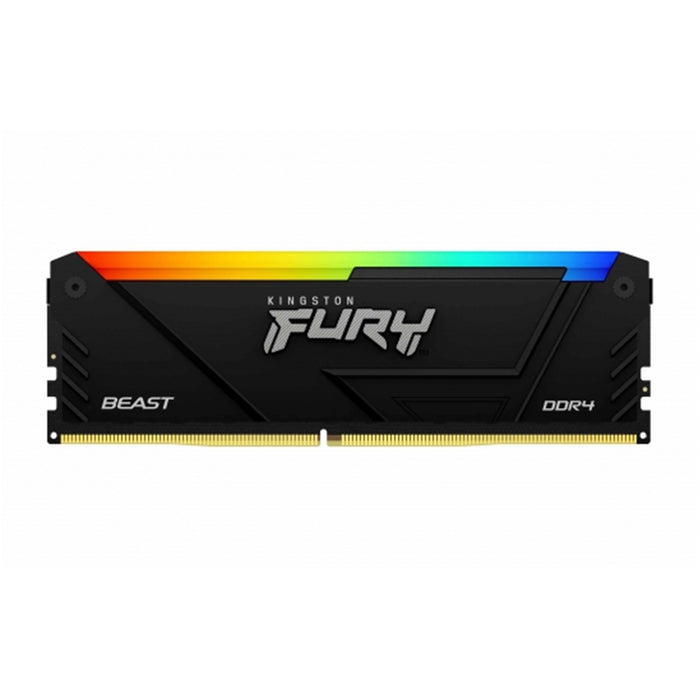 Kingston FURY Beast 128GB (4x32GB) DDR4 3600MHz RGB Gaming Memory – CL18