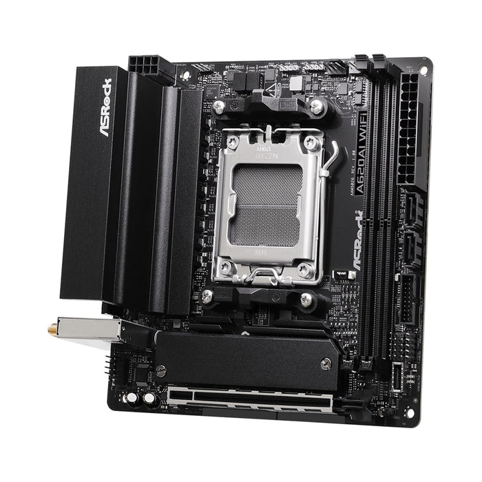 ASRock A620AI WIFI Mini-ITX AMD AM5 Motherboard – DDR5, Wi-Fi 6E