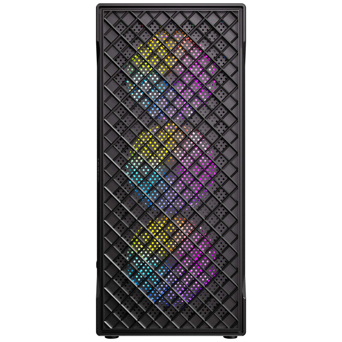 Antec VX320 ARGB Mid-Tower PC Case 4x120mm Fans Tempered Glass