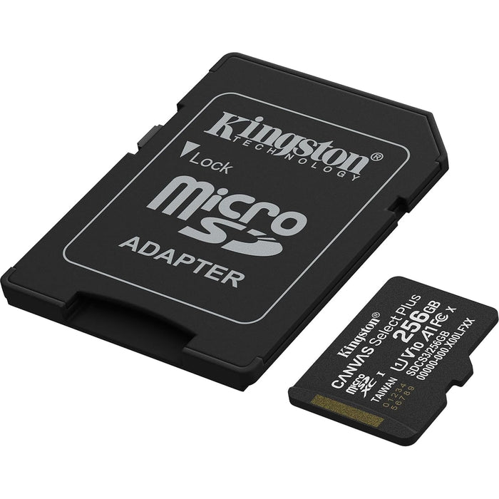 Kingston Canvas Select Plus 256GB microSD Card Class 10 UHS-I
