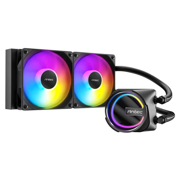 Antec Skeleton 240 ARGB Liquid CPU Cooler – 240mm AIO, PWM Fans