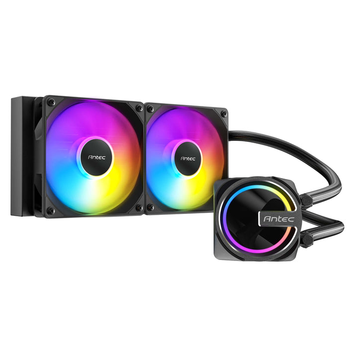 Antec Skeleton 240 ARGB Liquid CPU Cooler – 240mm AIO, PWM Fans