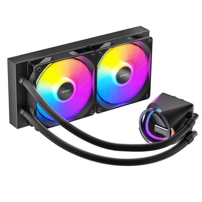 Antec Skeleton 240 ARGB Liquid CPU Cooler – 240mm AIO, PWM Fans