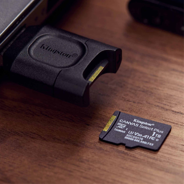 Kingston Canvas Select Plus 64GB microSD UHS-I Card with Adapter