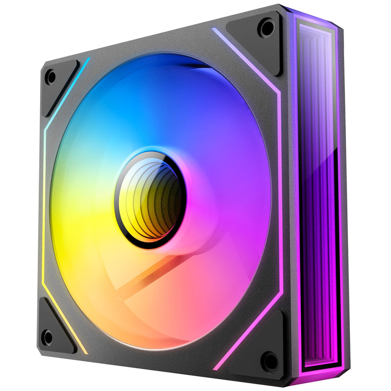 Antec Vision 120mm ARGB Fan 3-Pack – Black, PWM, Infinity Mirror - IT Supplies Ltd