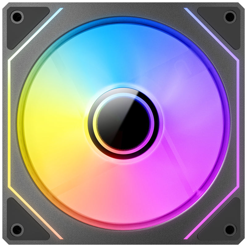 Antec Vision 120mm ARGB Fan 3-Pack – Black, PWM, Infinity Mirror - IT Supplies Ltd