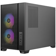 Antec FLUX M Mini Tower PC Case – 6 Fans, USB-C, Tempered Glass - IT Supplies Ltd