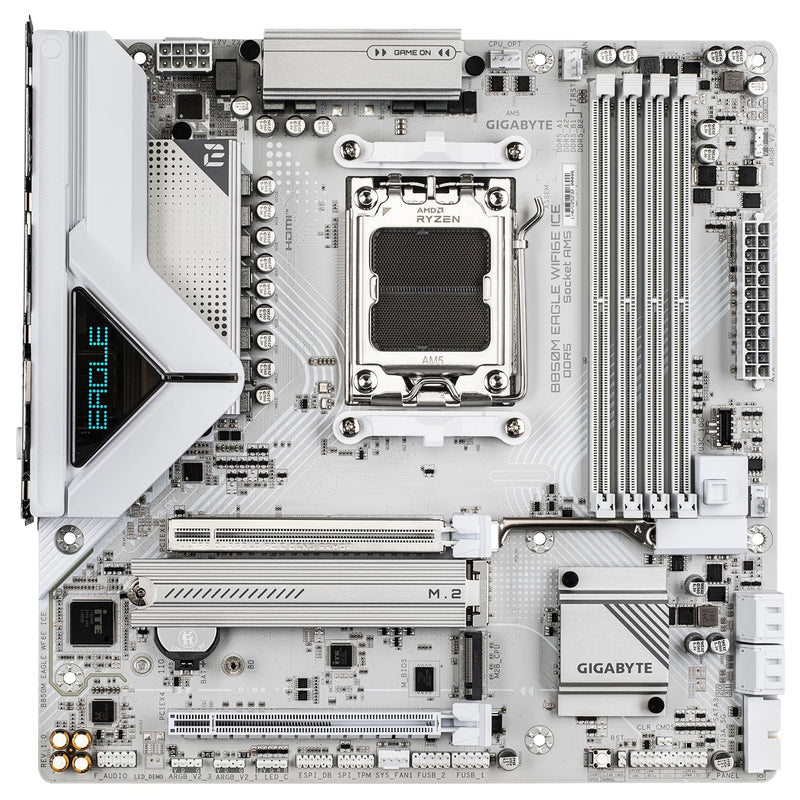 Gigabyte B850M EAGLE WIFI6E ICE AM5 DDR5 Micro ATX Motherboard