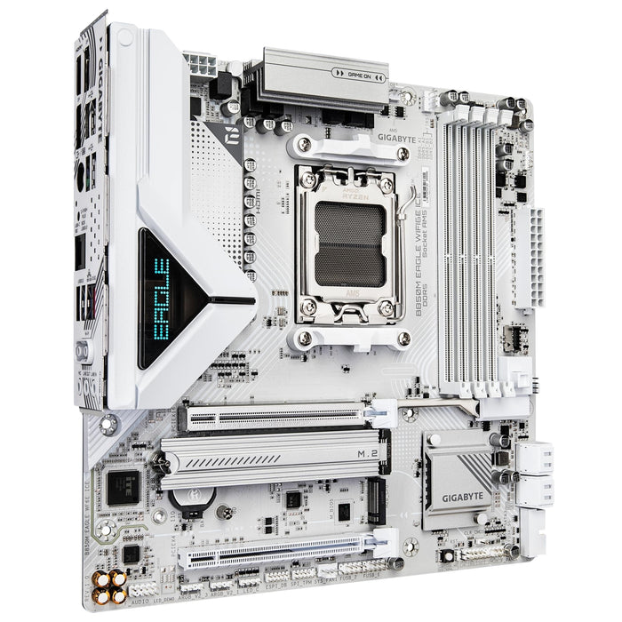 Gigabyte B850M Eagle WIFI6E ICE AM5 Motherboard – DDR5, Wi-Fi 6E