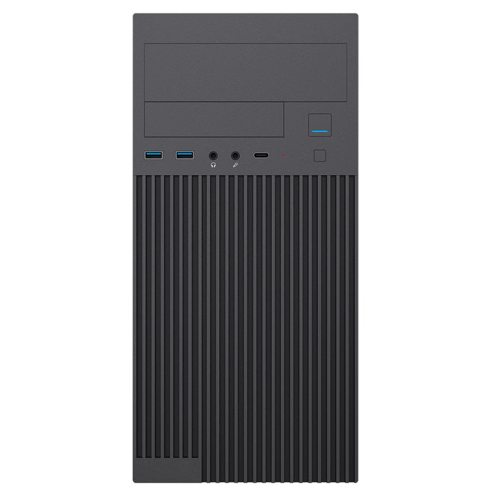 CiT Mentor Micro-ATX PC Case with USB Type-C & 80mm Fan - IT Supplies Ltd