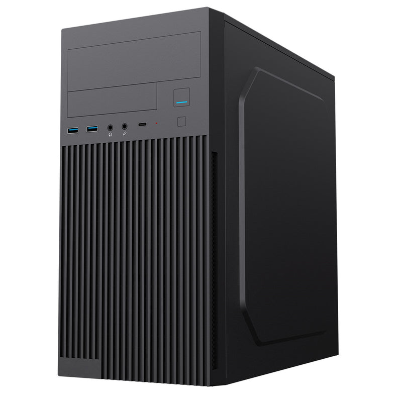 CiT Mentor Micro-ATX PC Case with USB Type-C & 80mm Fan - IT Supplies Ltd