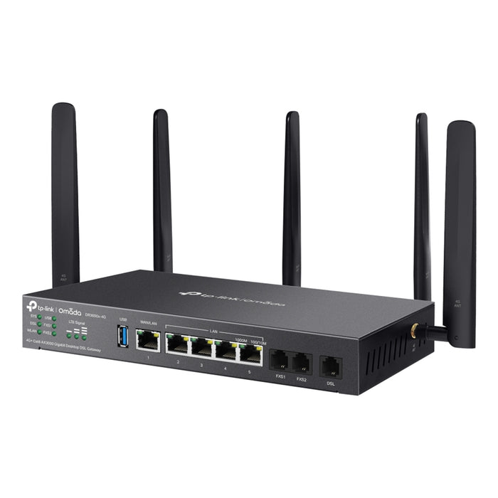 TP-Link Omada DR3650v-4G AX3000 Wi-Fi 6 Gigabit DSL Gateway