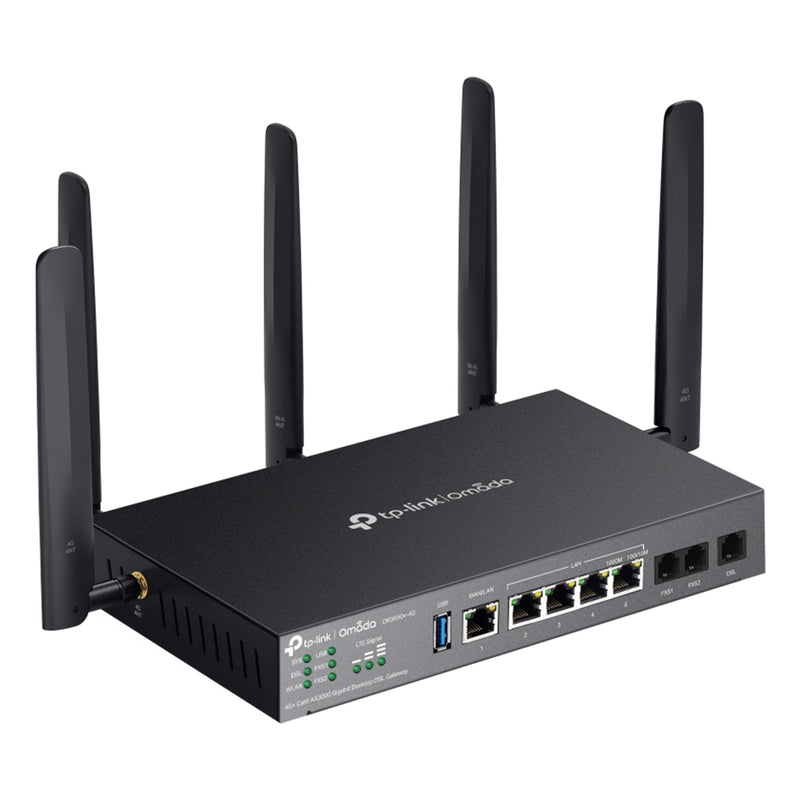 TP-Link Omada DR3650v-4G AX3000 Wi-Fi 6 Gigabit DSL Gateway - IT Supplies Ltd