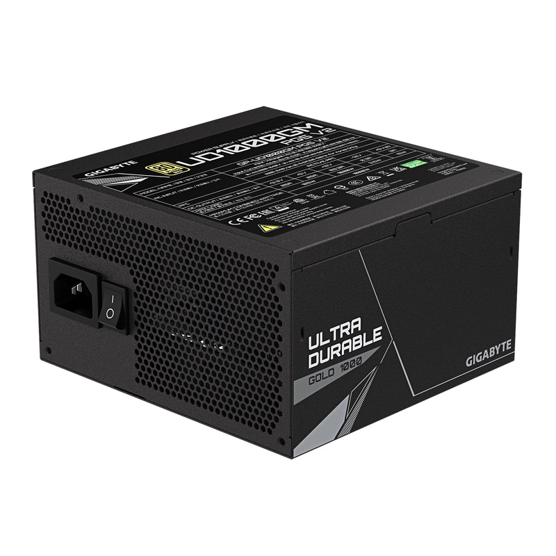 GIGABYTE UD1000GM PG5 1000W PSU V2 - 80+ Gold, PCIe Gen 5.1 - IT Supplies Ltd