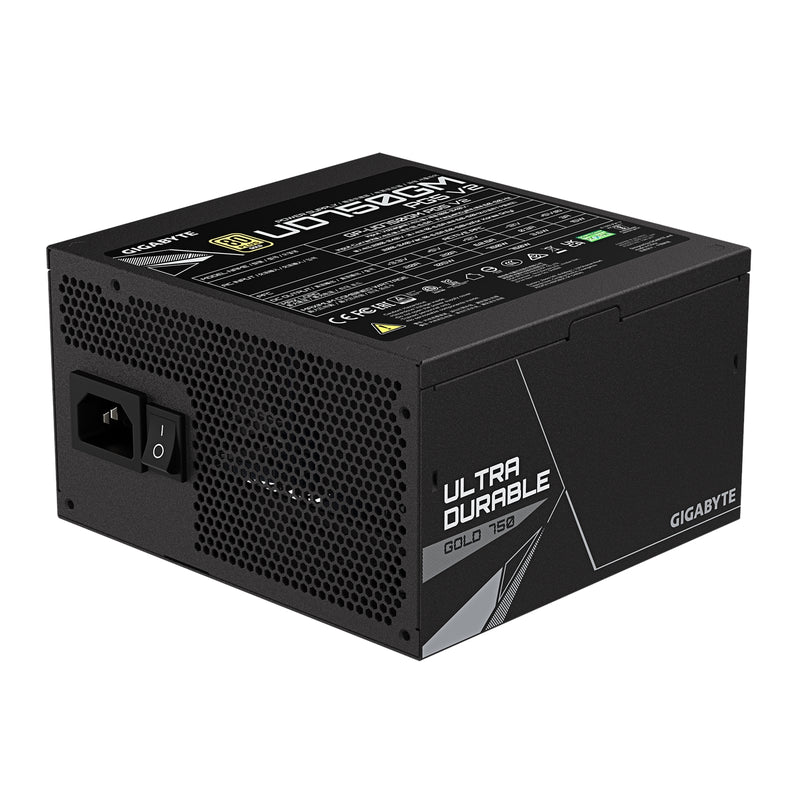 GIGABYTE UD750GM PG5 V2 750W PSU - 80+ Gold, ATX 3.1, Modular - IT Supplies Ltd