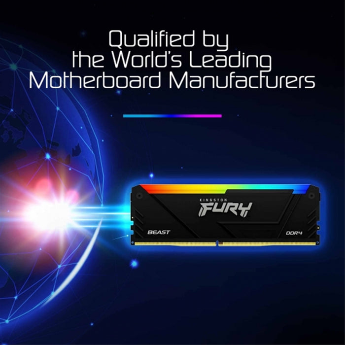 Kingston FURY Beast 64GB DDR4 RGB 3600MHz Gaming Memory