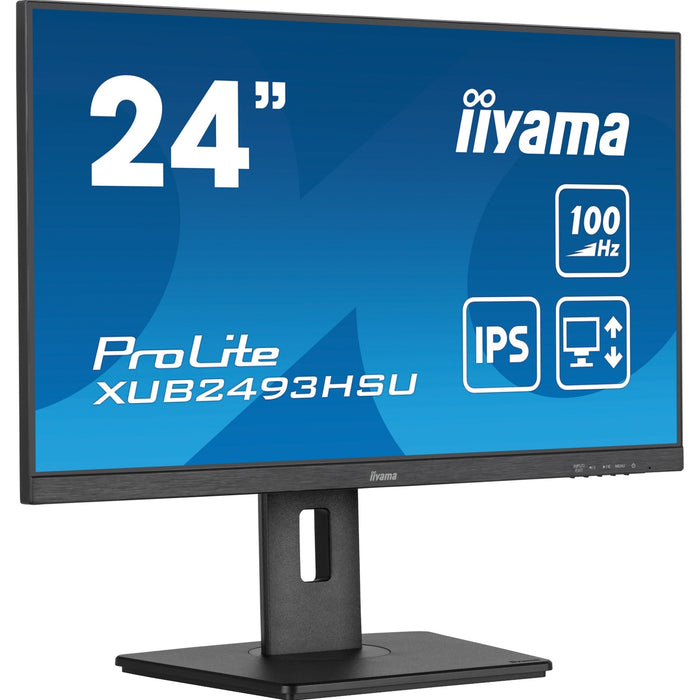 iiyama ProLite XUB2493HSU-B7 24" IPS Monitor 100Hz USB Hub