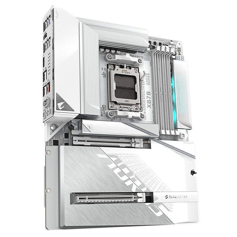 Gigabyte X870 AORUS STEALTH ICE AMD AM5 ATX Motherboard DDR5