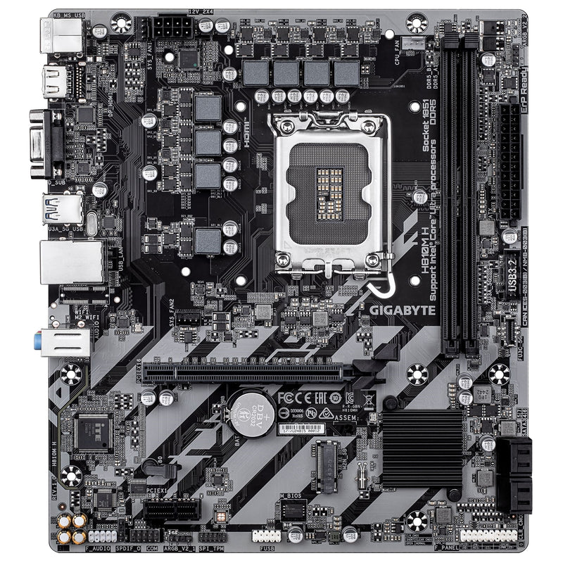 Gigabyte H810M H DDR5 Intel LGA1851 Micro ATX Motherboard