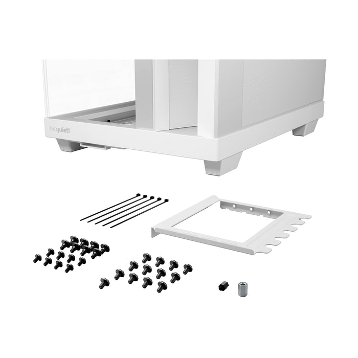 be quiet! Light Base 500 LX White Case – ARGB, TG, High-Airflow ATX