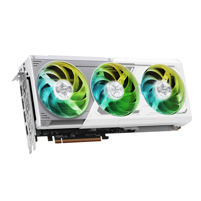 ASRock Radeon RX 9070 XT Steel Legend 16GB GDDR6 Graphics Card