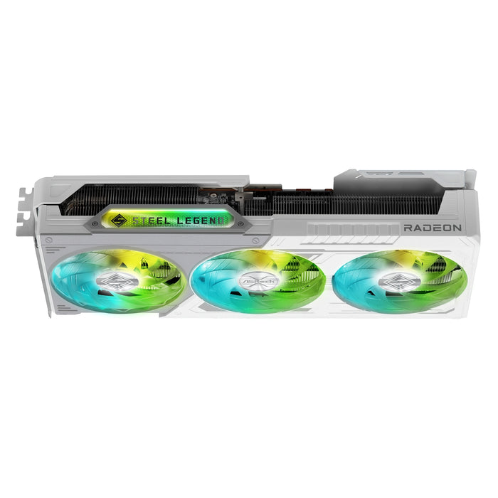 ASRock Radeon RX 9070 XT Steel Legend 16GB GDDR6 Graphics Card