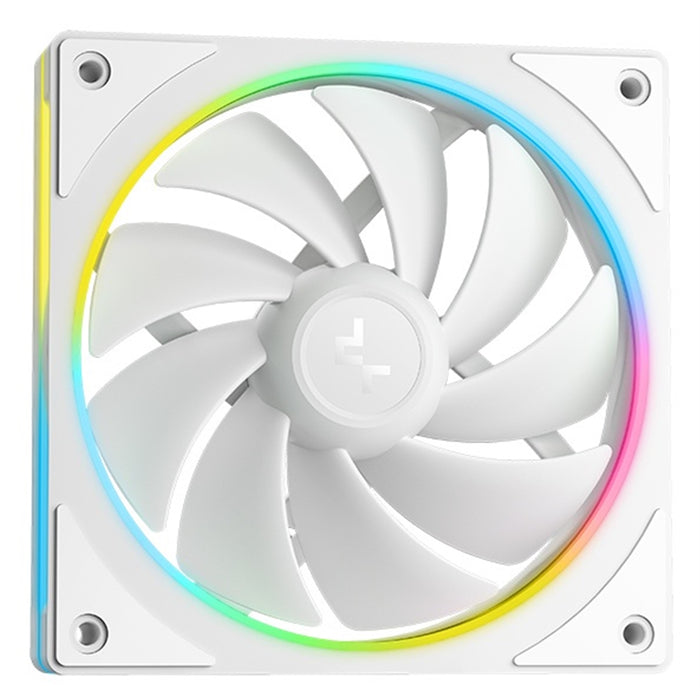 DeepCool LM360 White 360mm AIO CPU Cooler – IPS Display, ARGB, Anti-Leak