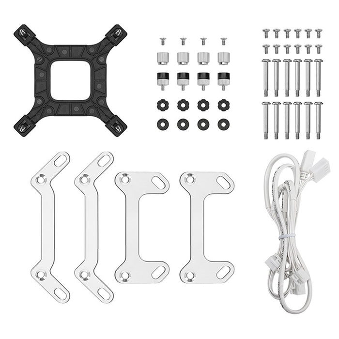 DeepCool LM360 White 360mm AIO CPU Cooler – IPS Display, ARGB, Anti-Leak