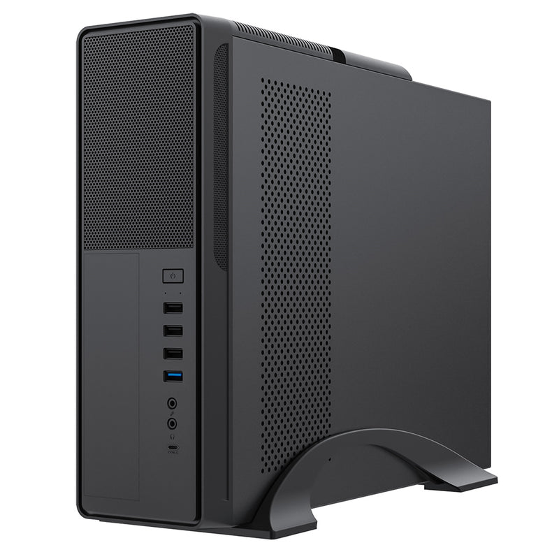 CiT S014C Slim Micro ATX Case with 300W PSU – USB Type-C, Compact - IT Supplies Ltd