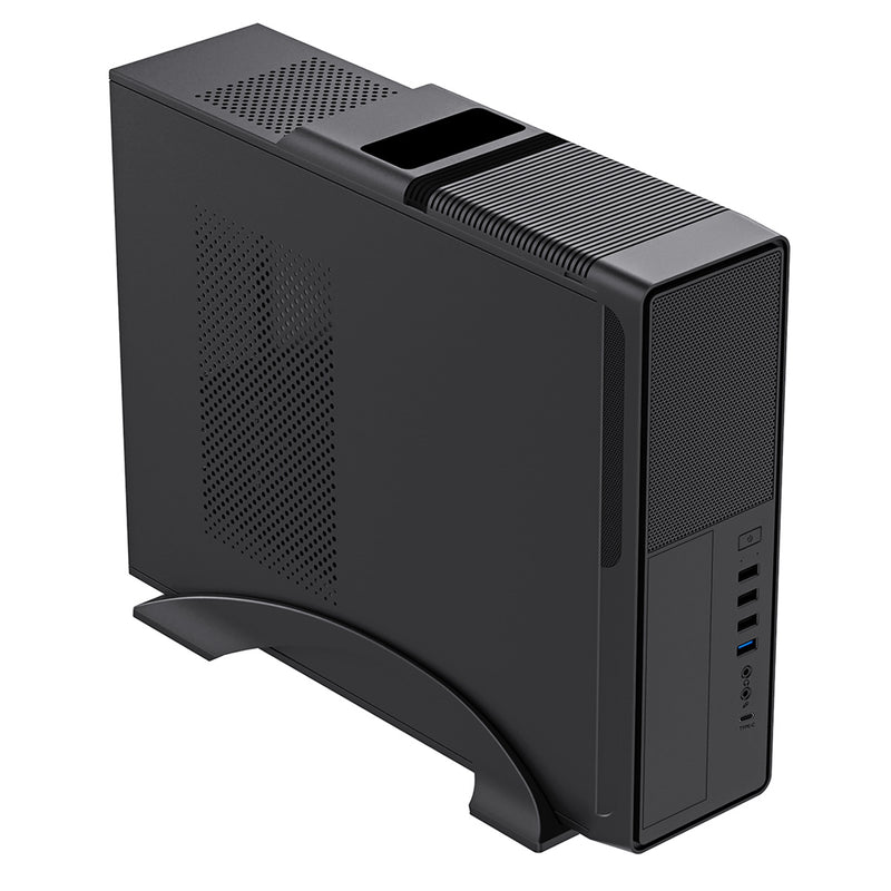 CiT S014C Slim Micro ATX Case with 300W PSU – USB Type-C, Compact - IT Supplies Ltd