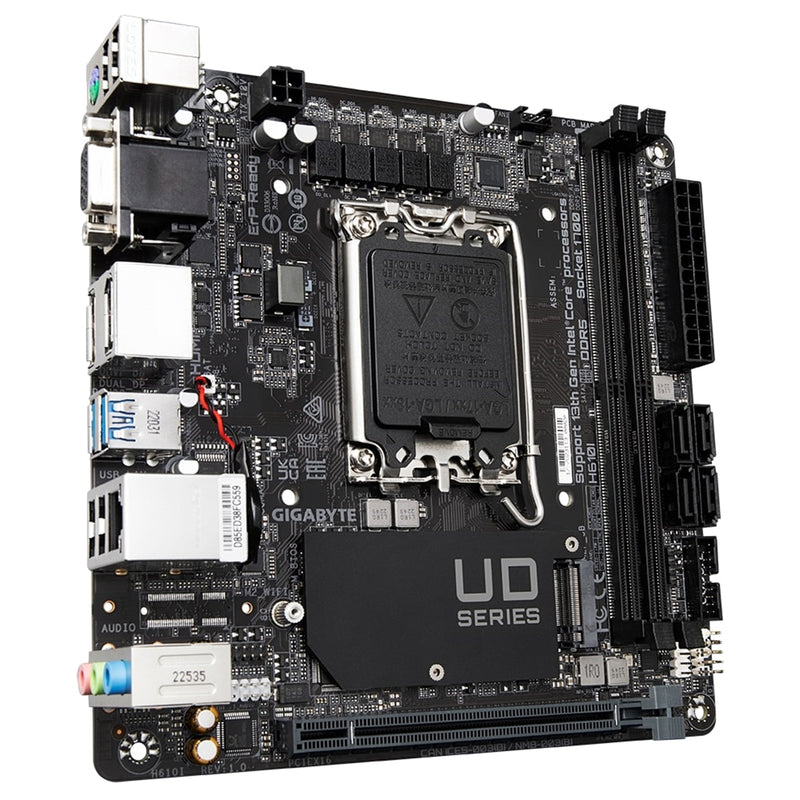 Gigabyte H610I Mini-ITX Intel 1700 Motherboard DDR5 M.2 HDMI DP