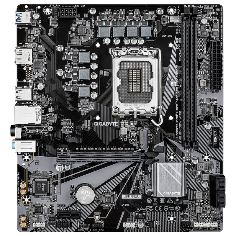 Gigabyte H610M D3W WIFI6 DDR5 LGA1700 Micro-ATX Motherboard