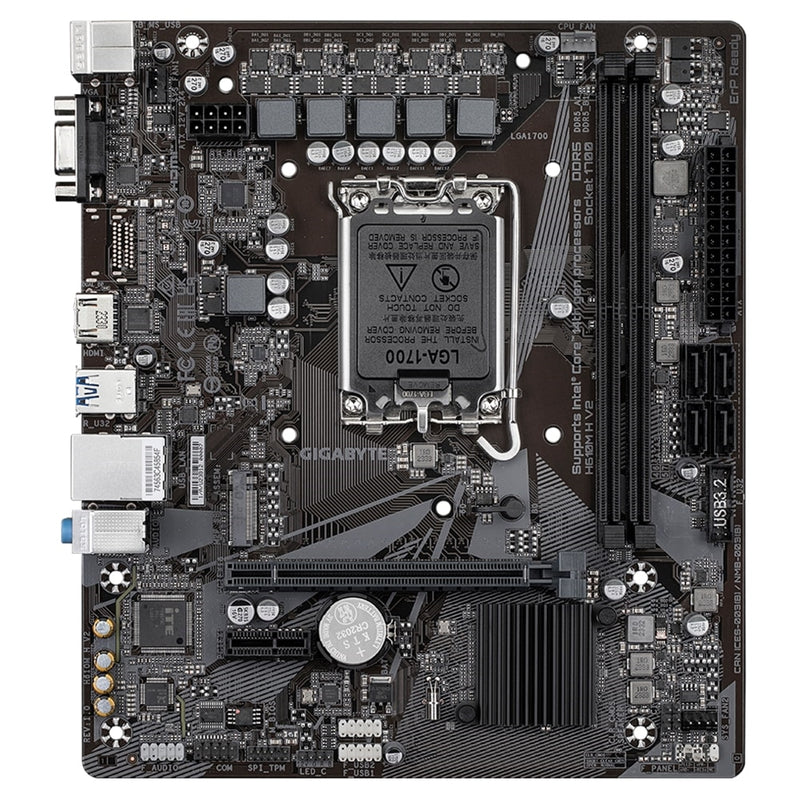 Gigabyte H610M H V2 Micro-ATX Intel 1700 DDR5 Motherboard