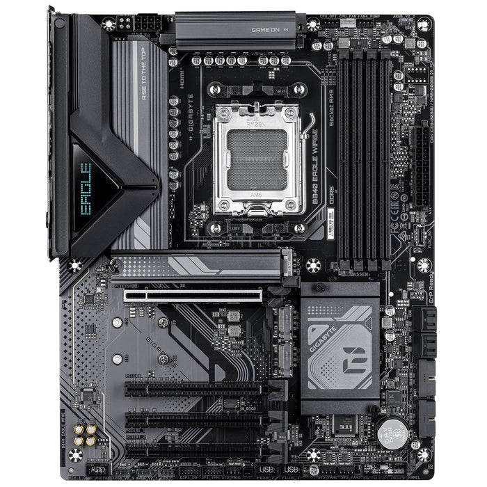 Gigabyte B840 EAGLE WIFI6E AMD AM5 ATX Motherboard – DDR5, Wi-Fi 6E
