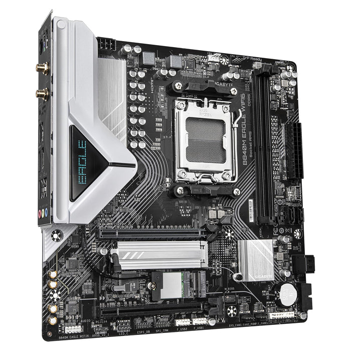 Gigabyte B840M EAGLE WIFI6 AMD AM5 Micro-ATX Motherboard – DDR5