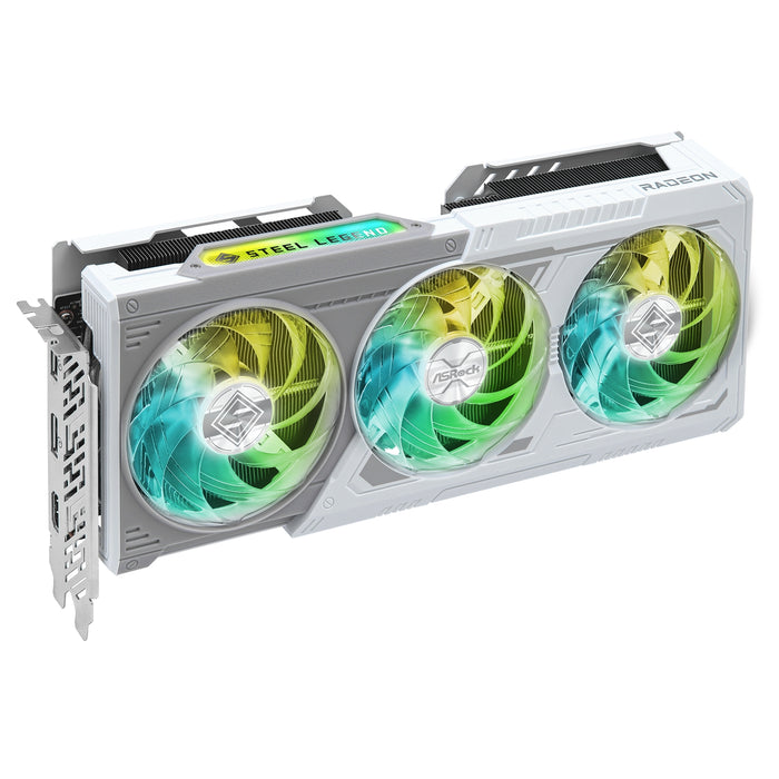 ASRock Radeon RX 9060 XT Steel Legend OC 16GB Graphics Card