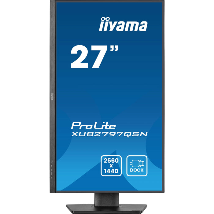 iiyama ProLite XUB2797QSN-B2 27" QHD USB-C Dock Monitor 100Hz