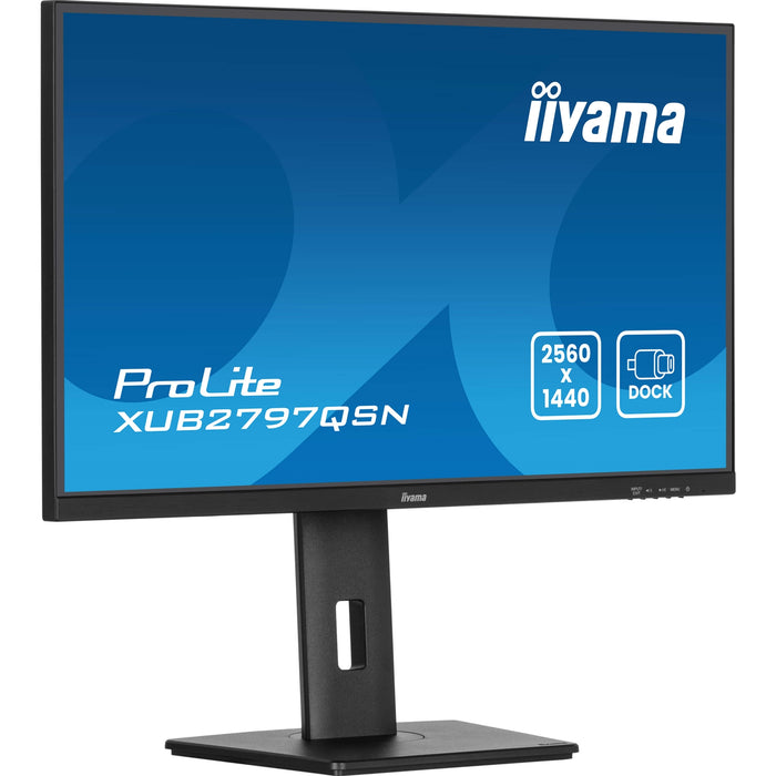 iiyama ProLite XUB2797QSN-B2 27" QHD USB-C Dock Monitor 100Hz