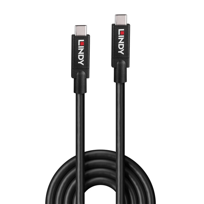 LINDY 43308 5m Active USB-C Cable 10Gbps 60W 8K DisplayPort