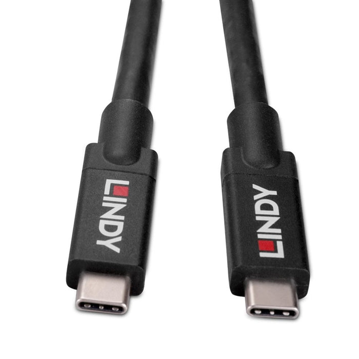 LINDY 43308 5m Active USB-C Cable 10Gbps 60W 8K DisplayPort