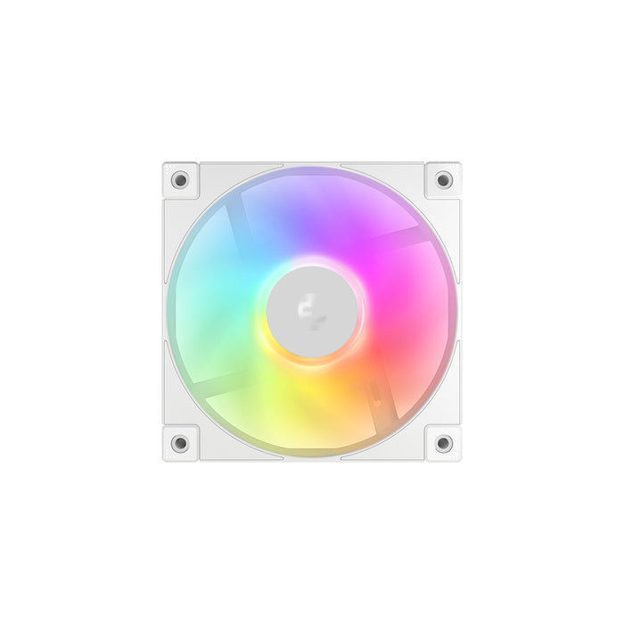DeepCool FD12 120mm ARGB 3-in-1 Case Fan White – High Performance