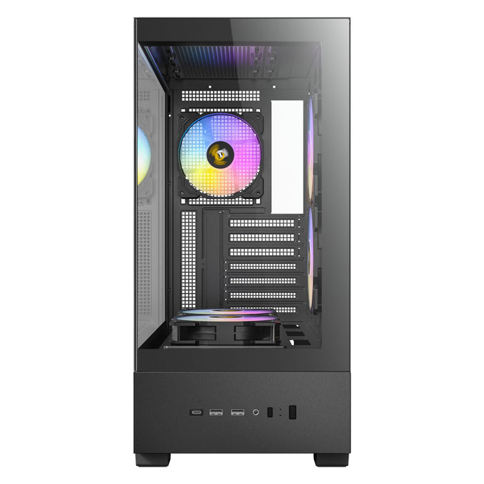 Antec CX705 ARGB Mid Tower Gaming Case Panoramic Glass USB-C - IT Supplies Ltd