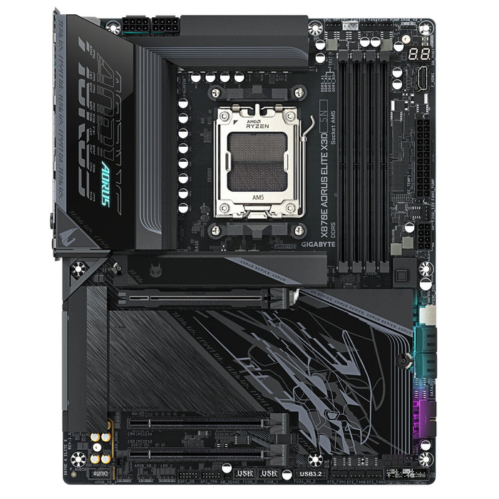 Gigabyte X870E AORUS ELITE X3D AM5 WiFi 7 USB4 ATX Motherboard