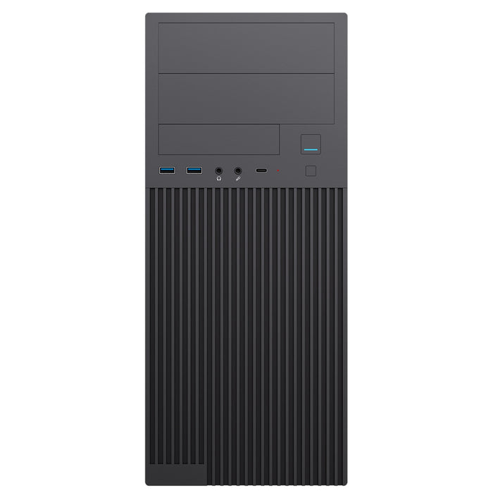 CiT Academy ATX Mid Tower Case with 500W PSU & USB-C