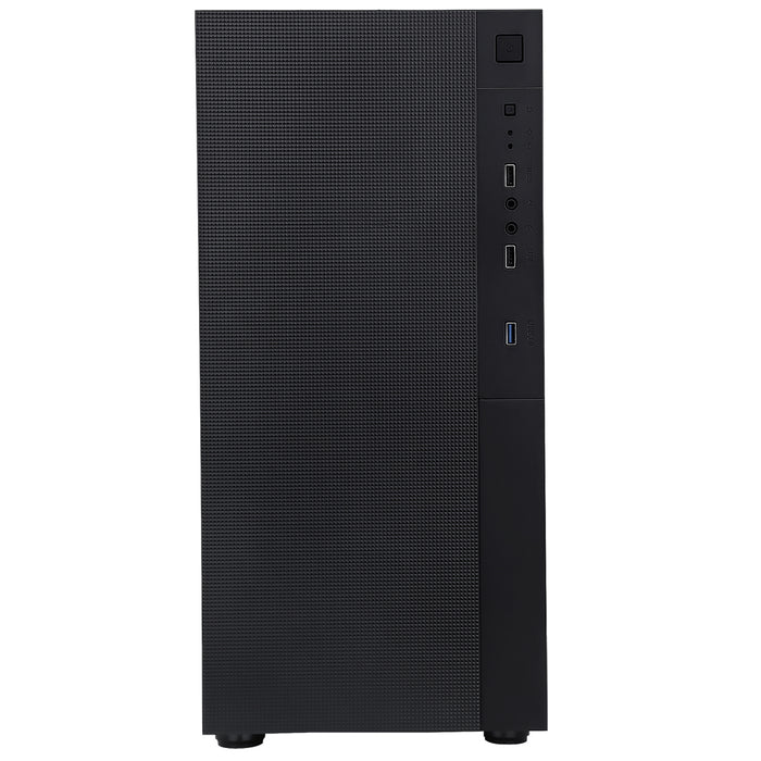 CiT Silent ES ATX Mid Tower Quiet PC Case Black