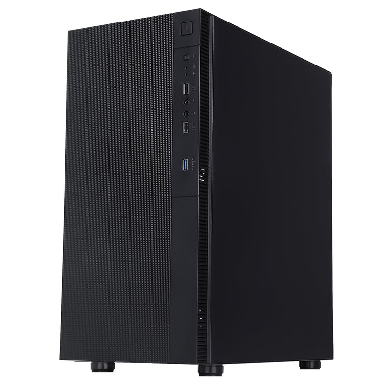CiT Silent ES ATX Mid Tower Quiet PC Case Black