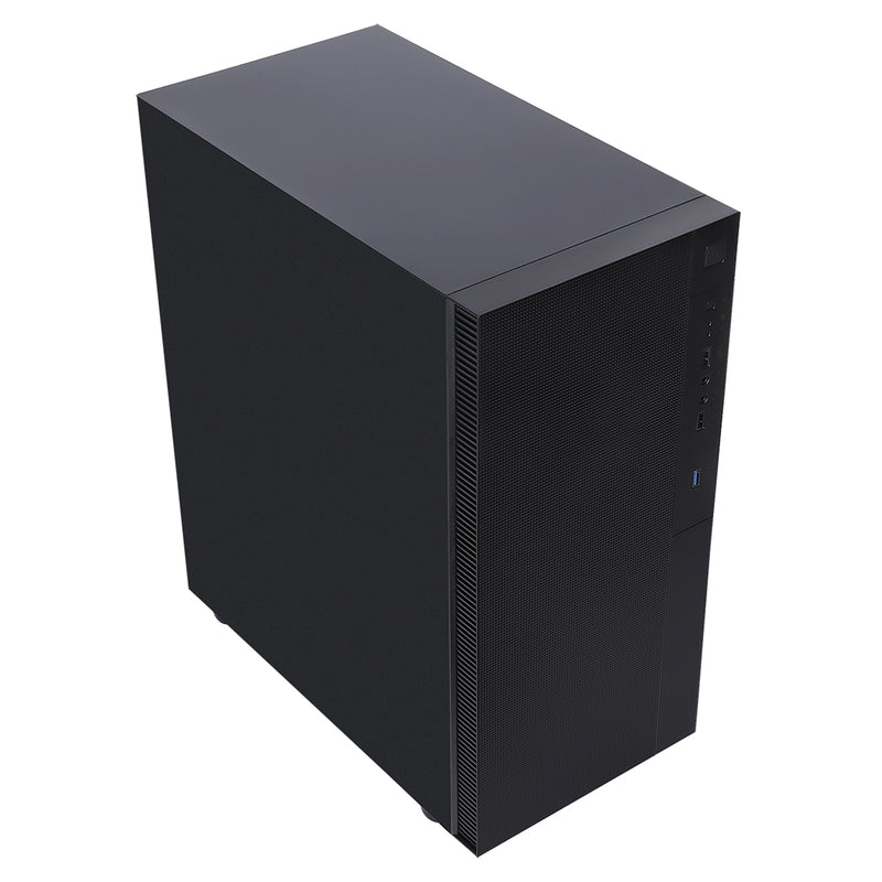 CiT Silent ES ATX Mid Tower Quiet PC Case Black