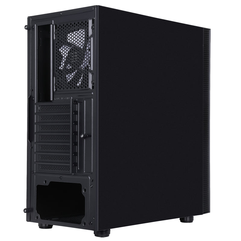 CiT Silent ES ATX Mid Tower Quiet PC Case Black