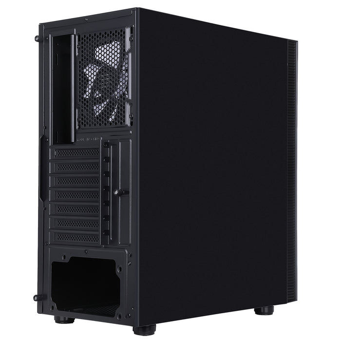 CiT Silent ES ATX Mid Tower Quiet PC Case Black