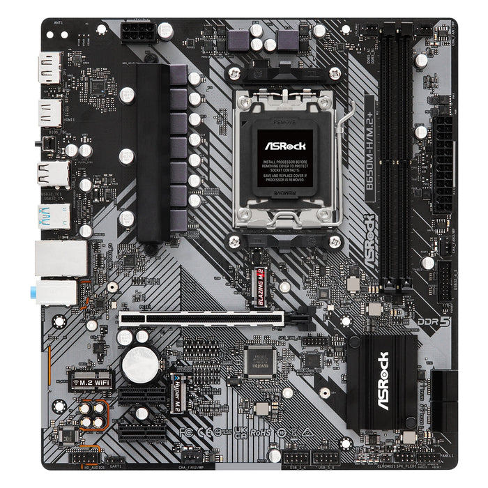 ASRock B650M-H/M.2+ AM5 DDR5 Micro-ATX Motherboard